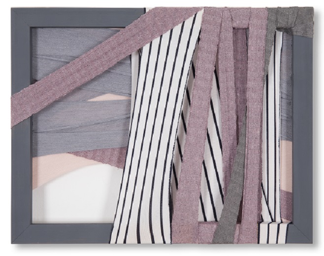 정다운,Fabric Drawing-untitled,fabric.frame,40.9x31.8cm,2016